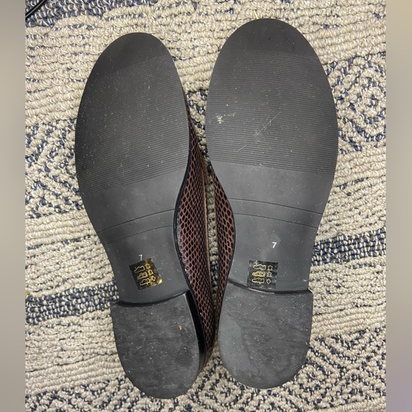 Marc Joseph New York East Village Women’s Faux Snake Penny Loafer In Chocolate - Picture 9 of 9